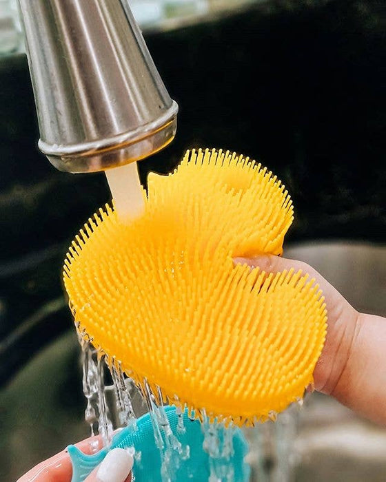 Silicone Bath Scrub Duck