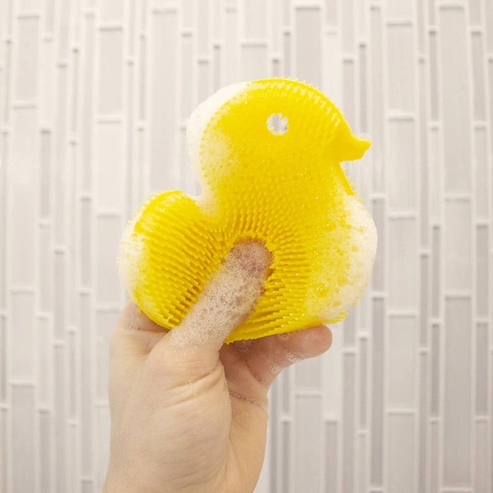 Silicone Bath Scrub Duck