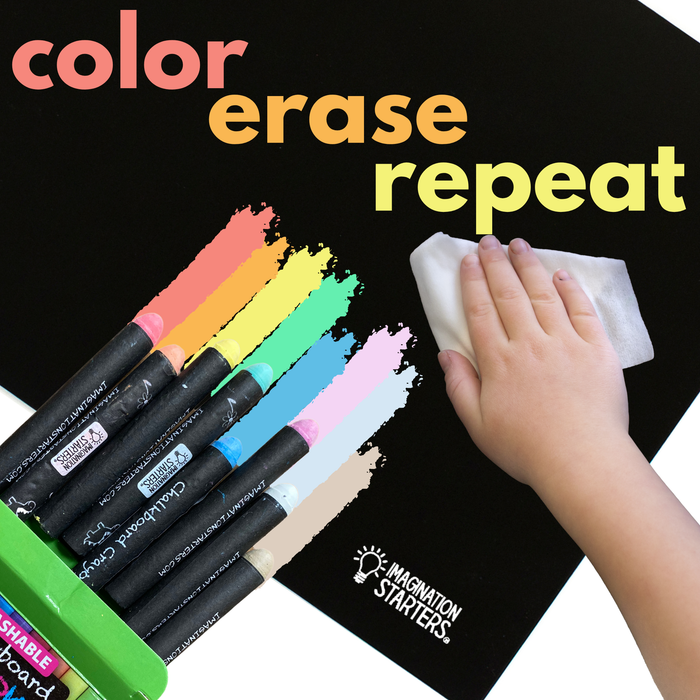 Chalkboard Coloring Placemat- Jungle