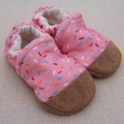 Cupcake Sprinkles Organic Cotton Slippers