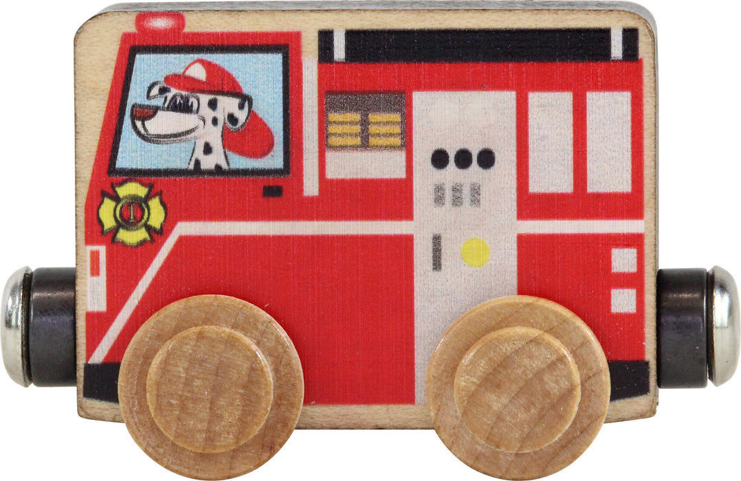 Magnetic Train Car Fire Truck