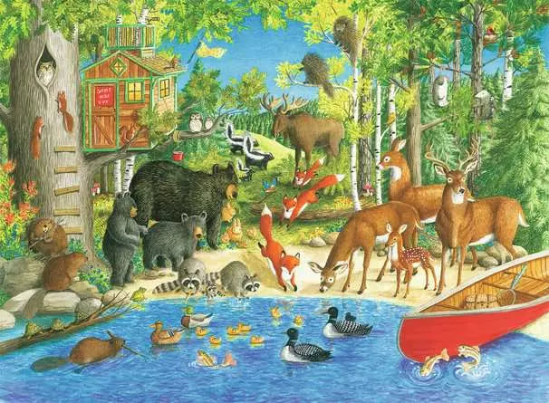 Woodland Friends 200pc Puzzle