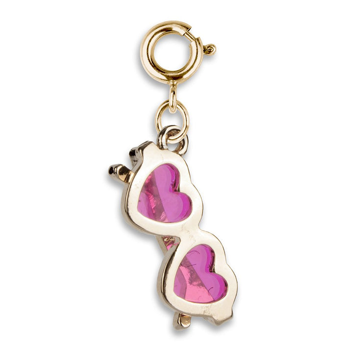 Charm It! Gold Heart Sunglasses Charm xx