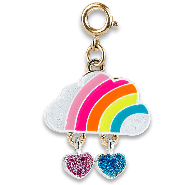 Charm It! Gold Rainbow Cloud Charm