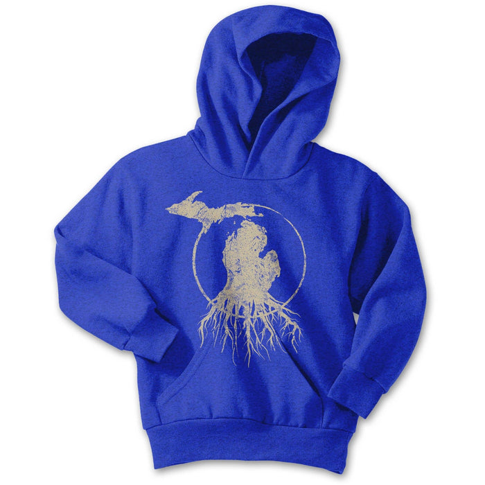 MI Roots - Kids Pullover Hoodie - Royal Blue