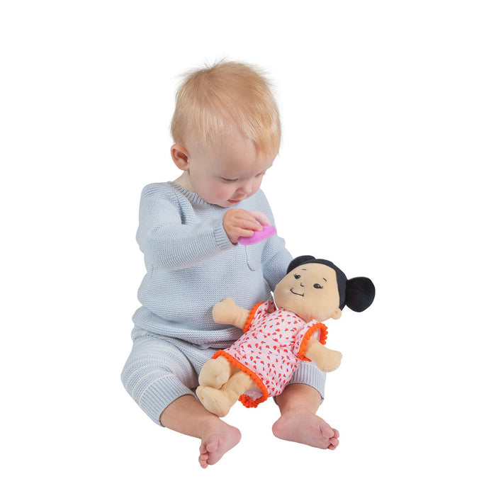 Wee Baby Stella Doll Light Beige with Black Buns