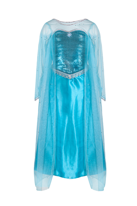 Ice Queen Dress with Cape (5-6)