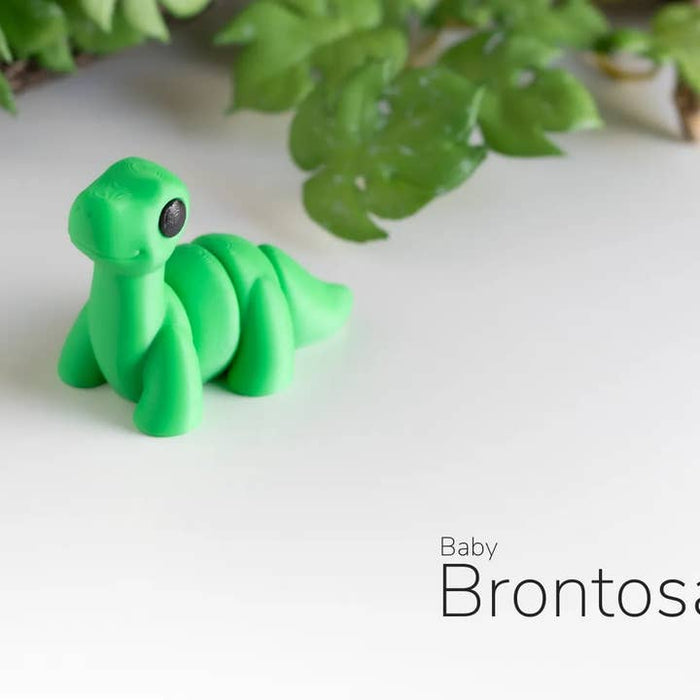 3D Printed Articulated Baby Brontosaurus