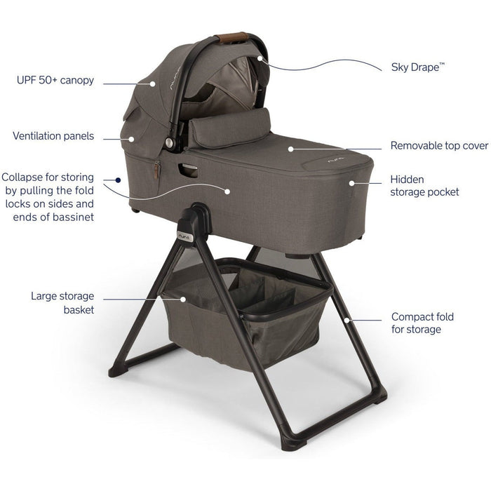 Nuna Demi Next Bassinet + Stand