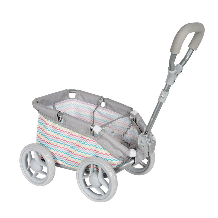 Baby Doll Wagon- Rainbow Zig-Zag