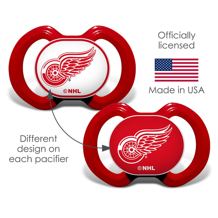 Detroit Red Wings - Pacifier 2-Pack