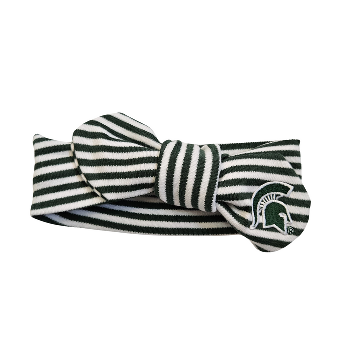 MSU Stripe Hair Knot Headband