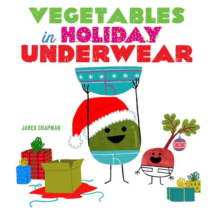 Vegetables in Holiday Underwear (Board Book)