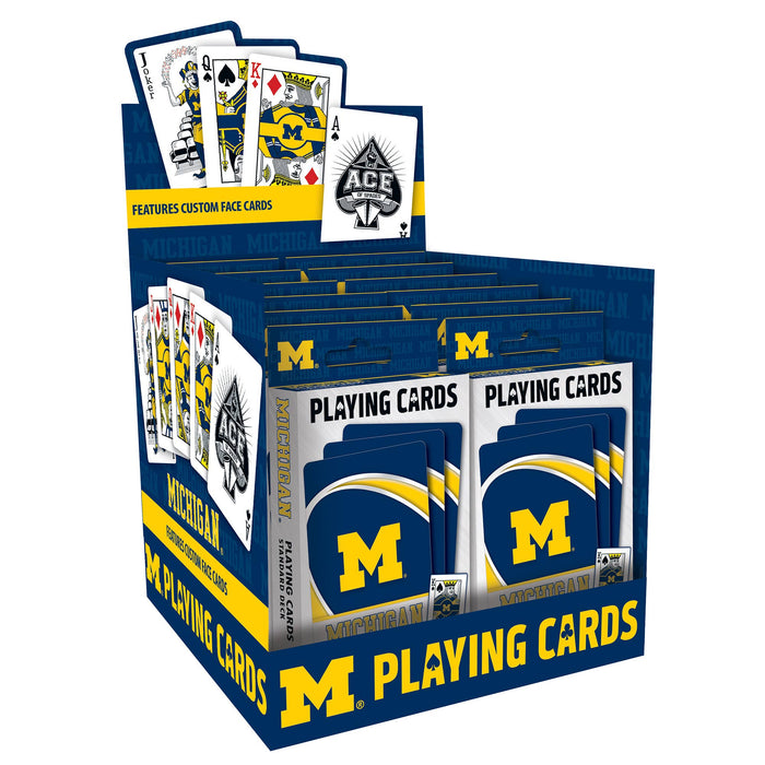 Michigan Wolverines Playing Cards