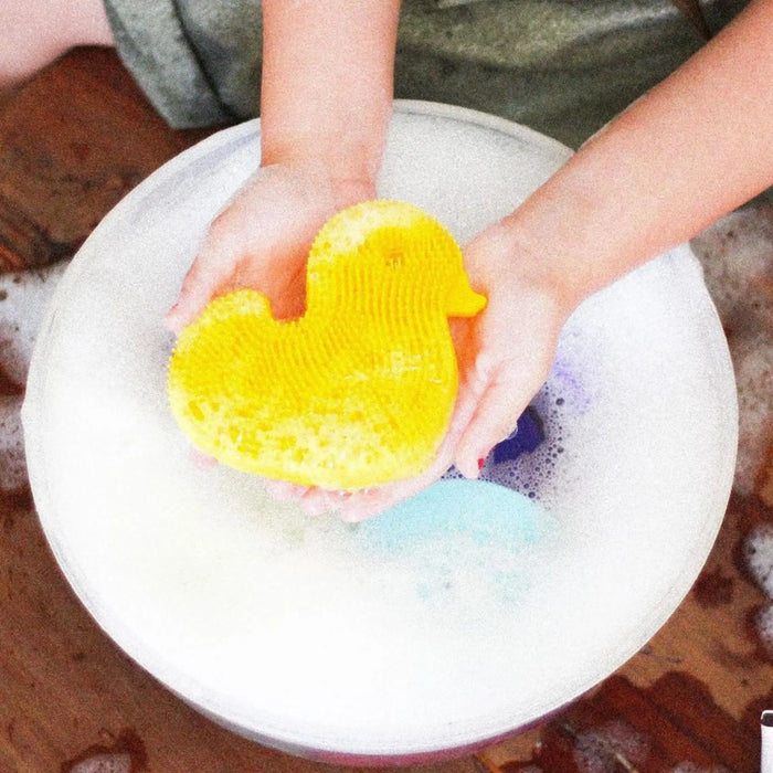 Silicone Bath Scrub Duck