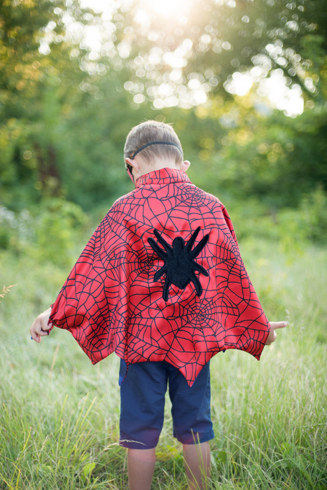 Spider Cape with Mask + Wristband