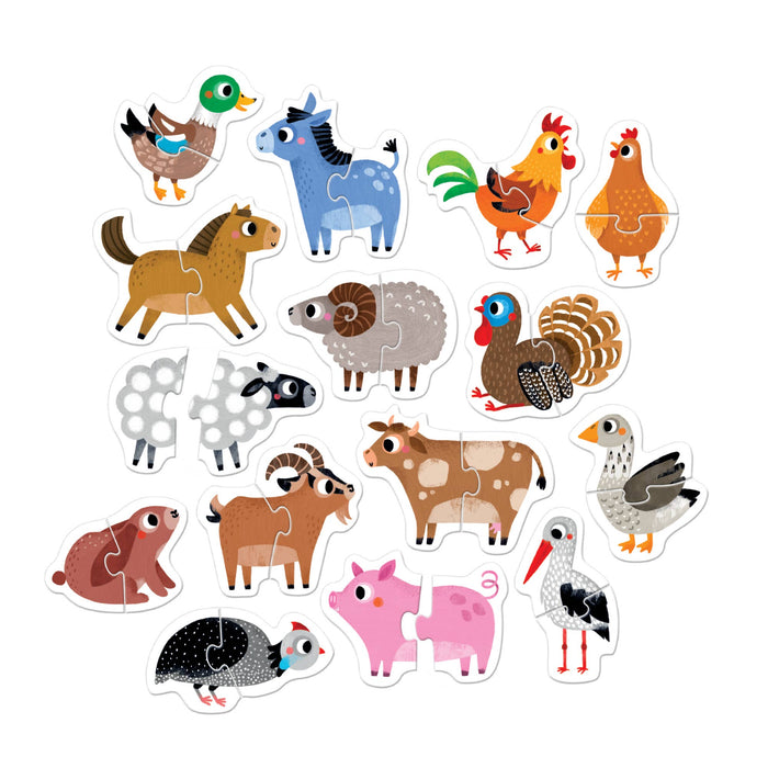 Progressive Puzzles Farm Animals for toddlers 18m+