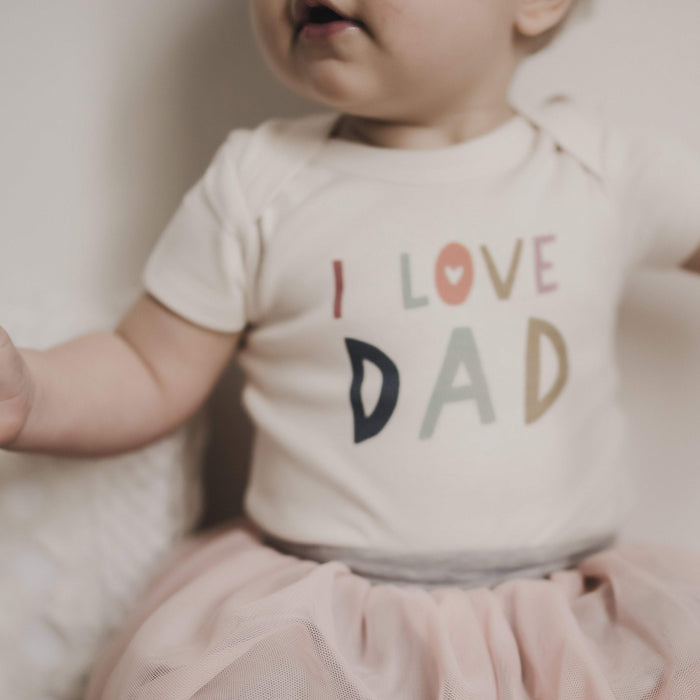 Graphic bodysuit | love dad