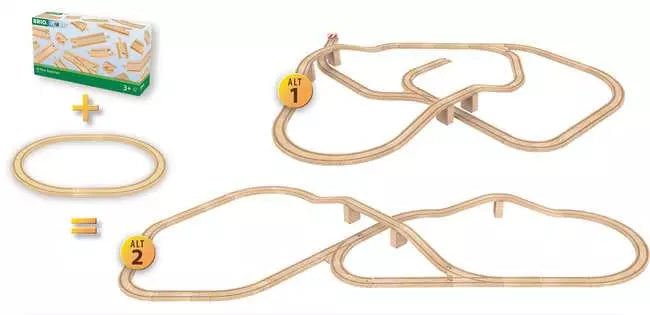 BRIO World Train Tracks Special Track Pack