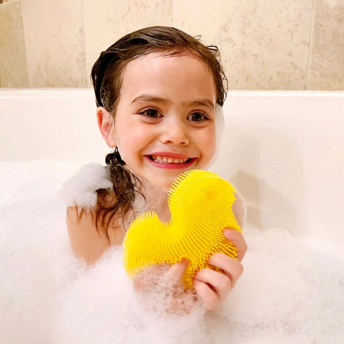 Silicone Bath Scrub Duck