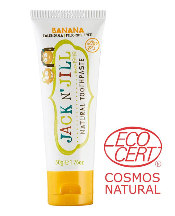 Jack N' Jill Natural Certified Kids Toothpaste Banana