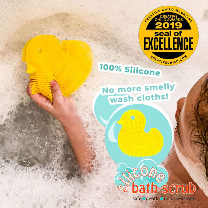 Silicone Bath Scrub Duck