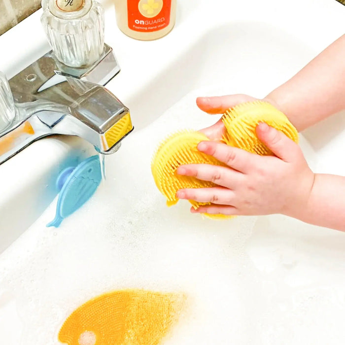 Silicone Bath Scrub Duck