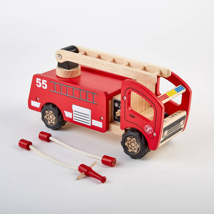 Pintoy Wooden Fire Engine