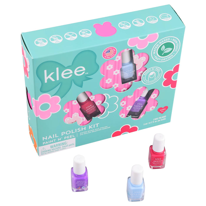 Pixie Flowers - Klee Kids Water-Based Nail Polish Set