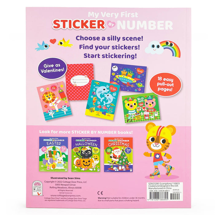 Valentine's Day: My First Sticker by Number Activity Book