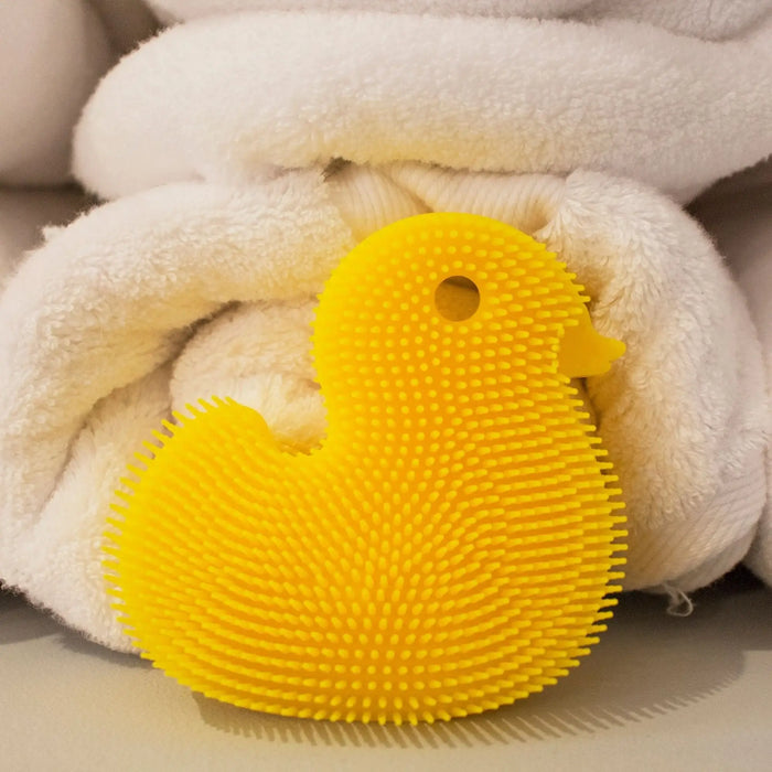 Silicone Bath Scrub Duck