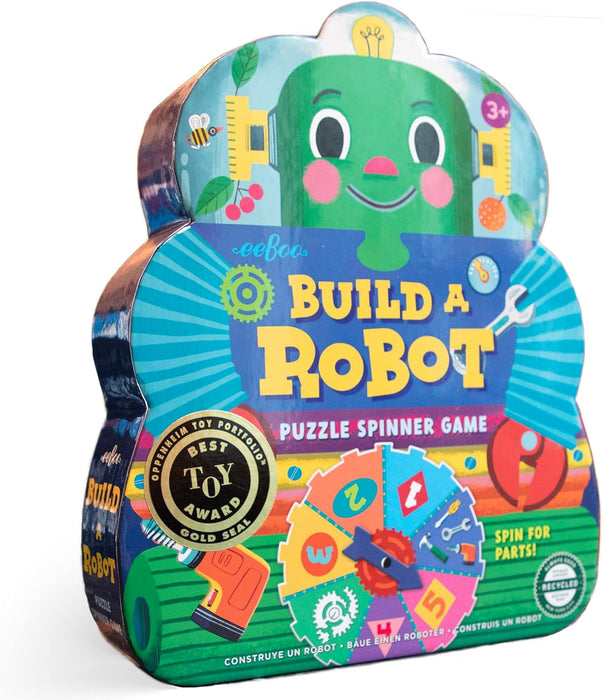 Build a Robot Shaped Spinner Game