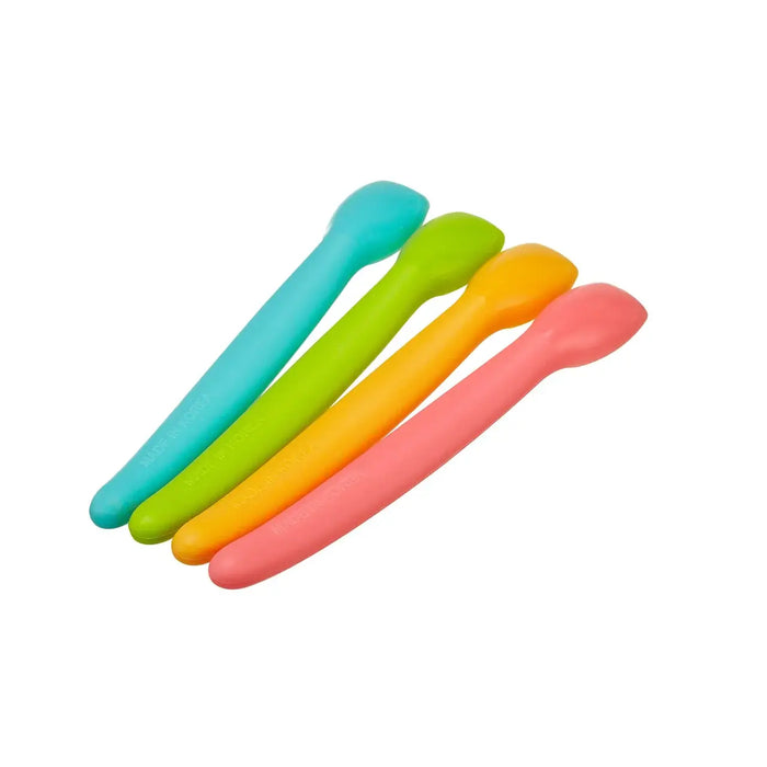 EZ Scoop Silicone Baby Feeding Spoon with Carrying Case