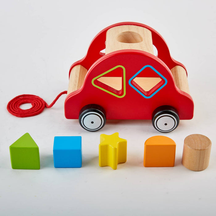 Pintoy Happy Car Wooden Sorter