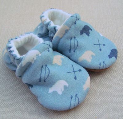 Bear and Arrow Organic Cotton Slippers