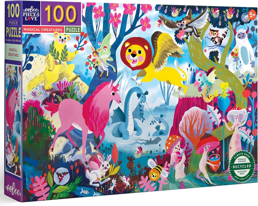 Magical Creatures 100 Piece Puzzle