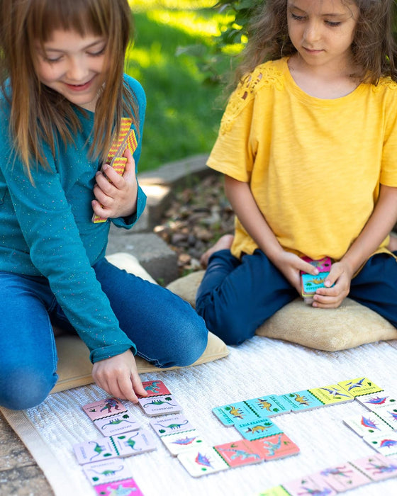 Giant Shiny Dinosaur Dominoes Game