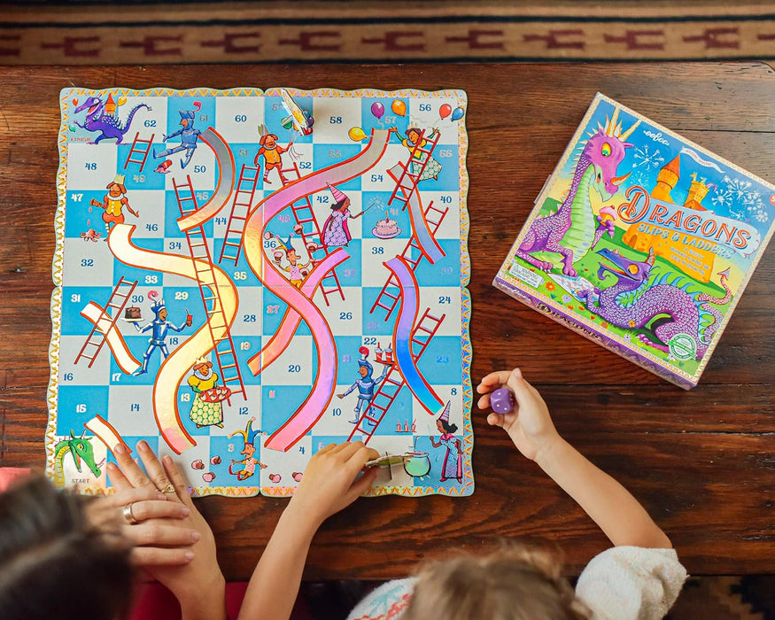 Dragons Slips & Ladders Board Game