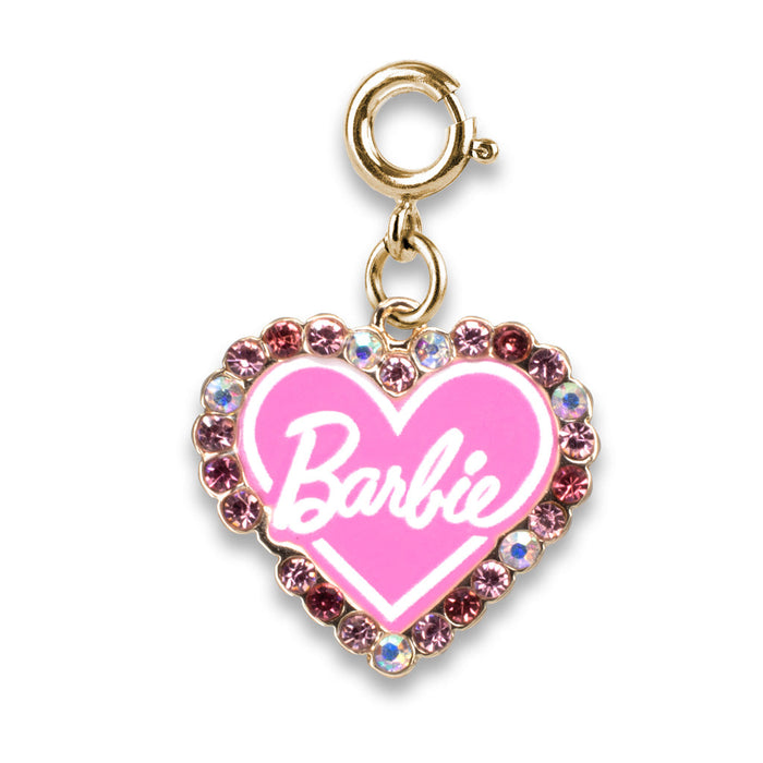 Charm It! Gold Barbie Heart Charm xx