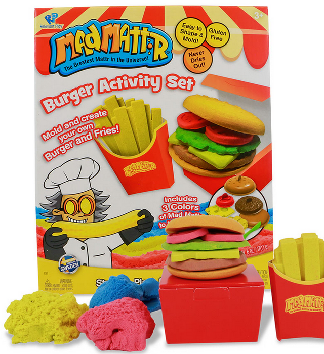 Mad Mattr Burger Activity Set