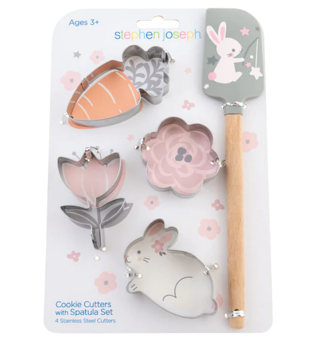 Kid's Cookies Cutter and Spatula Set