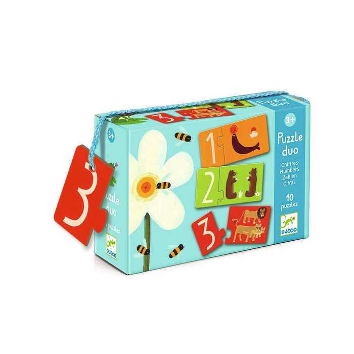 Numbers Puzzle Duo Matching Activity