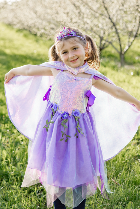 Lilac Sequin Cape 7-8