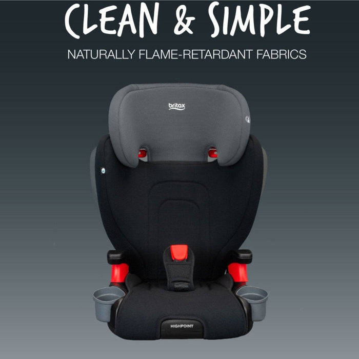 Britax Highpoint Backless Belt-Positioning Booster Seat with Safewash