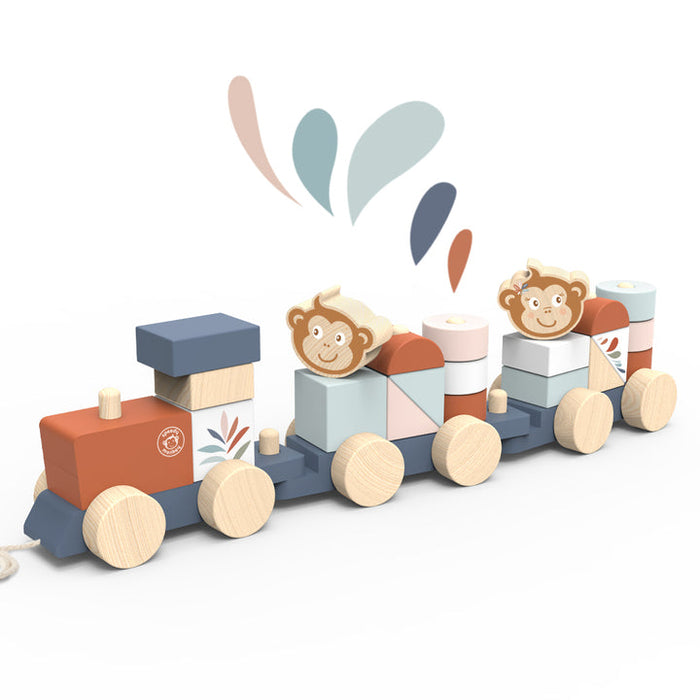 Wooden Stacking Train