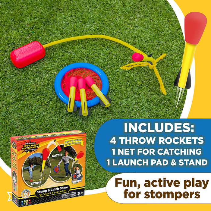 Stomp Rocket Stomp and Catch Game