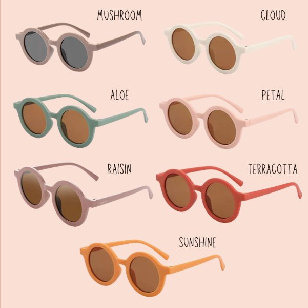 Sugar + Maple Round Sunglasses