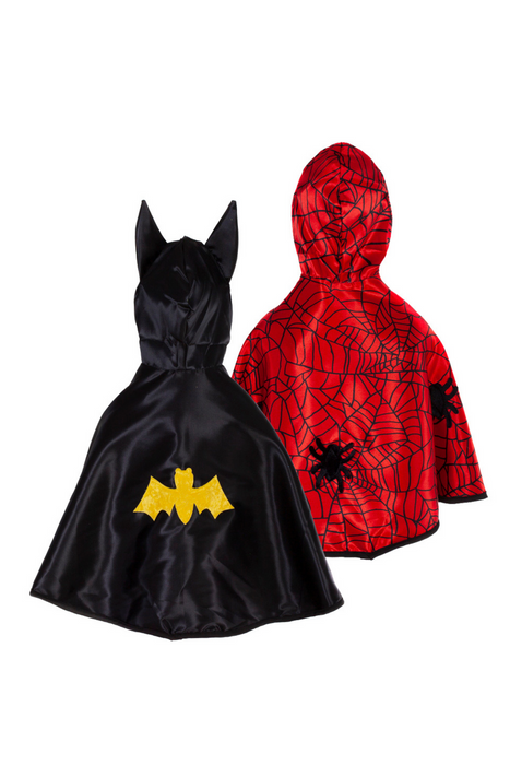 Reversible Spider/Bat Cape 2-3T