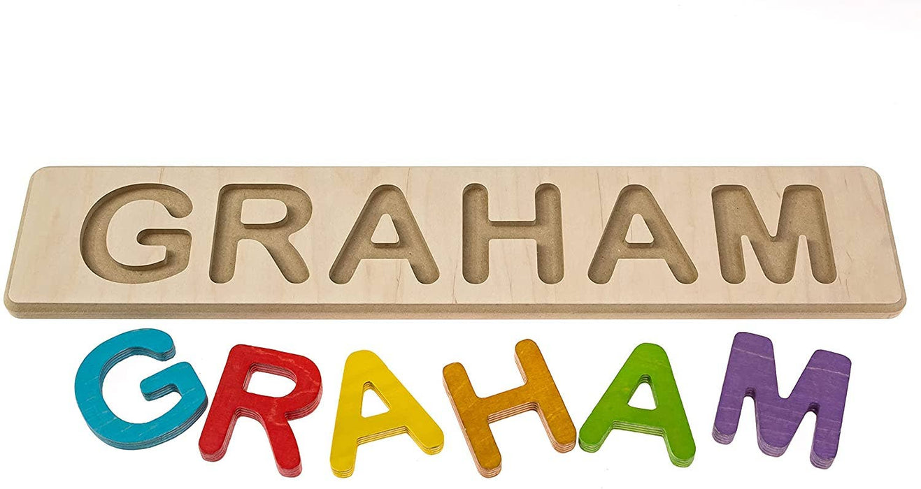 Custom Personalized Wooden Name Puzzle - Made in the USA!