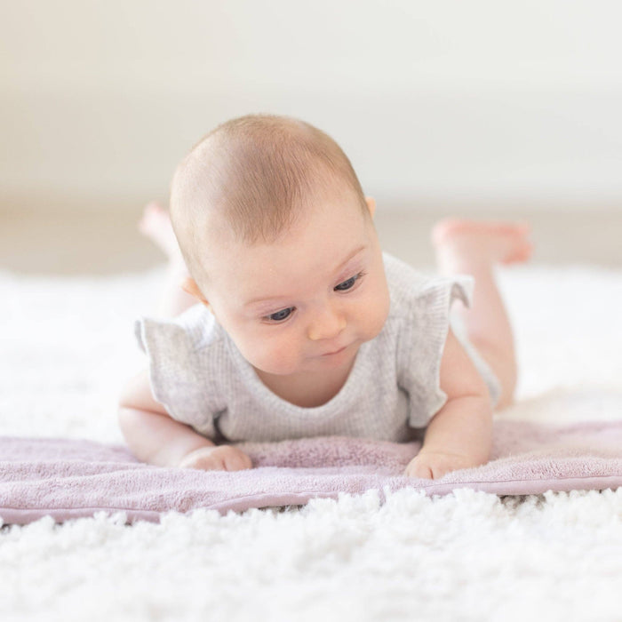 Reversible Bib + Burp Set Orchid